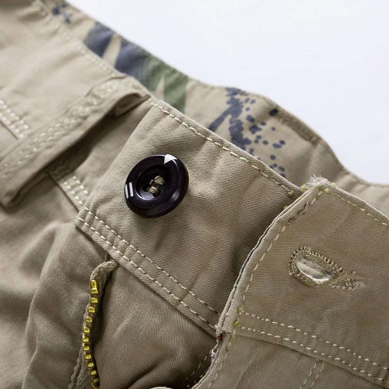 Rugged Men's Cotton Dress Casual Cargo Shorts Cargo Pants  BushLine
