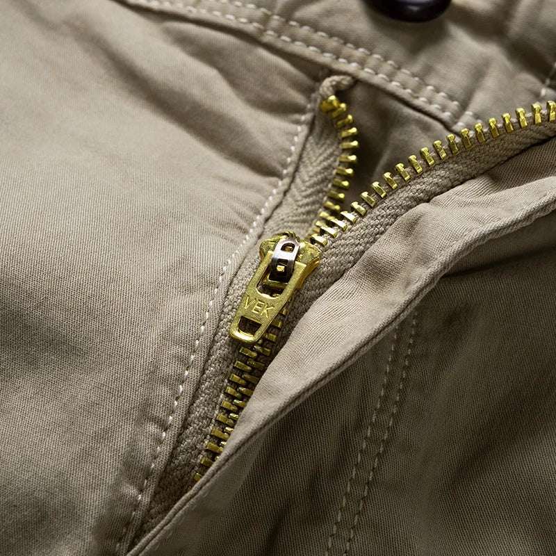Rugged Men's Cotton Dress Casual Cargo Shorts Cargo Pants  BushLine
