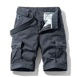 Rugged Men's Cotton Dress Casual Cargo Shorts Cargo Pants BushLine Dark Gray02 29-50-55KG