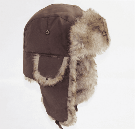 Russian Furr lined winter Bomber Hat Thermal & Wool Beanies  