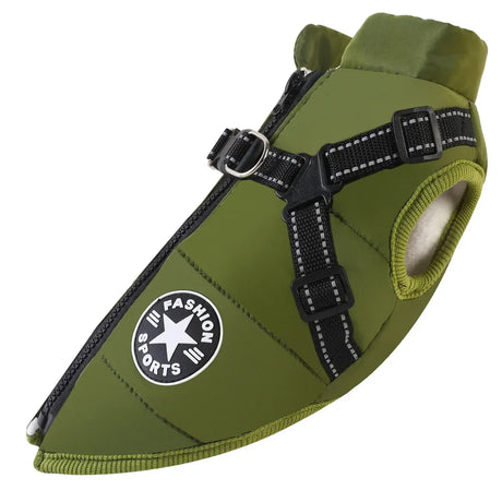 S-5XL Warm Winter Dog Coat Jacket With Harness Dog Stuff  BushLine