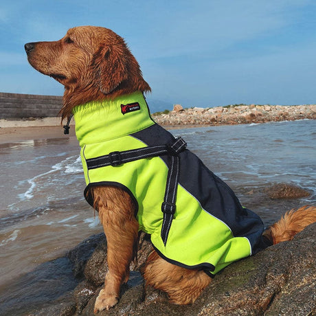 S-5XL Warm Winter Dog Coat Jacket With Harness Dog Stuff  BushLine