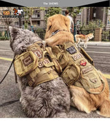 S M L XL Dog Harness Vest with Molle packs Dog Stuff  BushLine