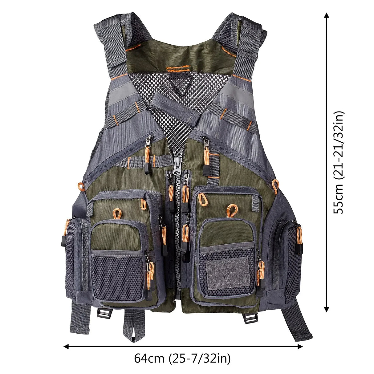 Bassdash Breathable Fishing Vest Jacket Marine & Fishing  BushLine