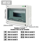 Electrical IP65 Junction Switch Box Waterproof Dustproof electrical supplys BushLine HT-12