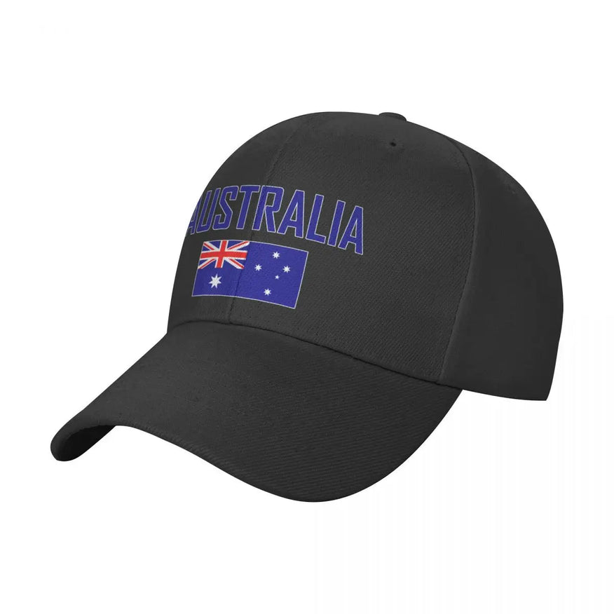 Australia Flag Sun Baseball Cap Breathable Adjustable