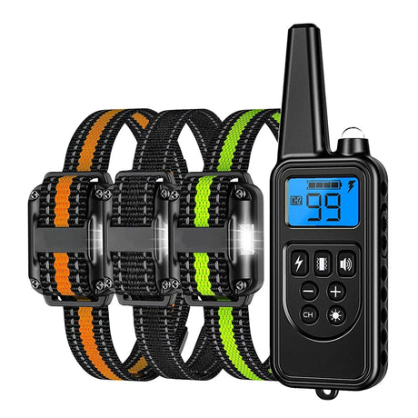 Rechargeable Dog Training & Anti-Bark Collar 800m