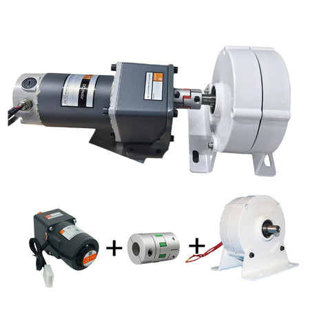 Wind Turbine Permanant Electro-Magnetic Dynamo 12V 24V 48V electrical supplys BushLine Generator with Electric Motor 2000W 12V