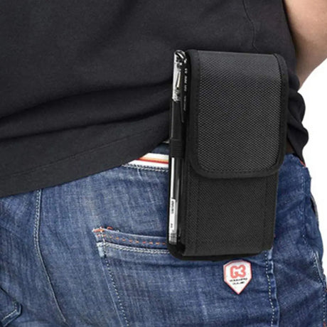 Expandable Phone Holster with Belt Loops & Clip phone stuff BushLine   