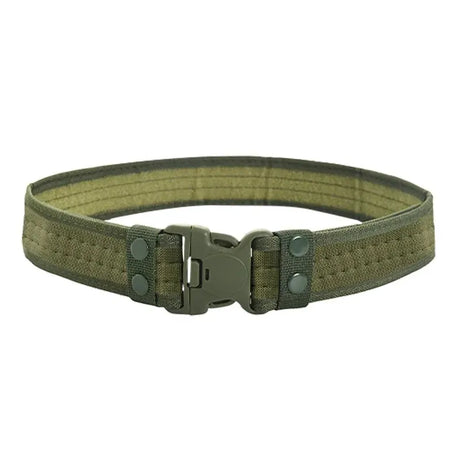 Unisex 130cm Canvas Belt-Quick-Release tacticle clothing BushLine green 130cm