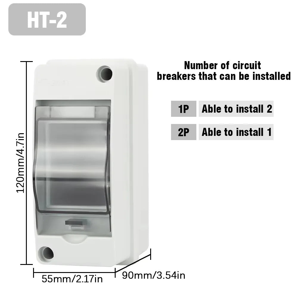 Electrical IP65 Junction Switch Box Waterproof Dustproof electrical supplys BushLine HT-2