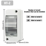 Electrical IP65 Junction Switch Box Waterproof Dustproof electrical supplys BushLine HT-2