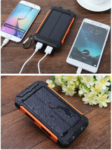 Powerful Waterproof Solar Power Bank 20000mAh solar power BushLine   