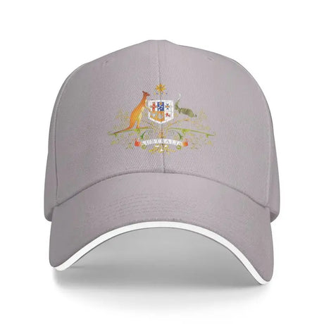 Coat Of Arms Of Australia Baseball Cap Unisex 8 colours tactical hats BushLine Gray Adjustable 