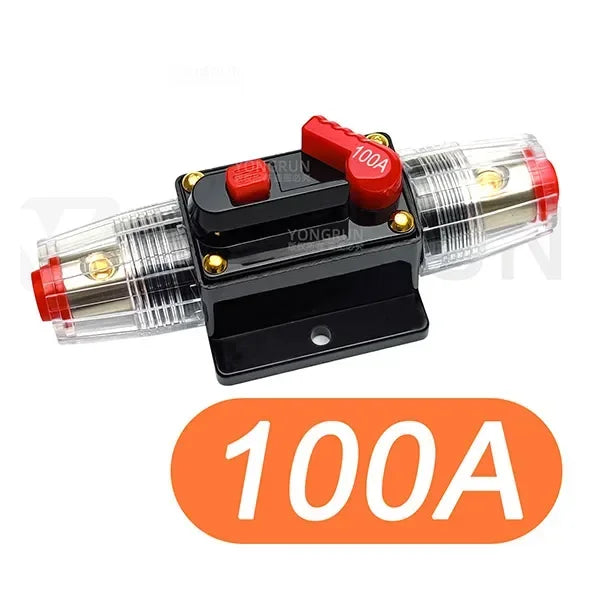 Circuit Breaker Fuse 20A to 300A Manual Reset Waterproof 12V 48V electrical supplys  BushLine