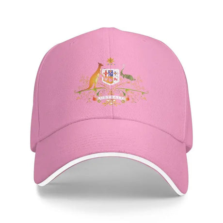 Coat Of Arms Of Australia Baseball Cap Unisex 8 colours tactical hats BushLine Pink Adjustable 