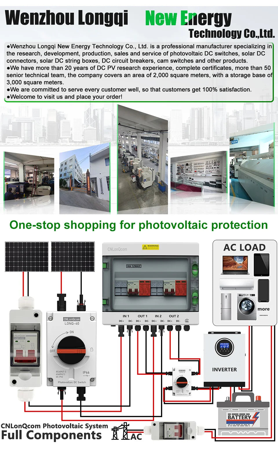 PV Solar Photovaltaic Disconnect Switch Isolator electrical supplys  BushLine
