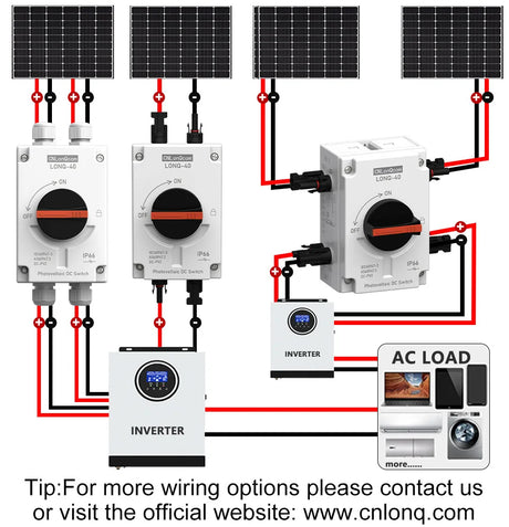 PV Solar Photovaltaic Disconnect Switch Isolator electrical supplys  BushLine
