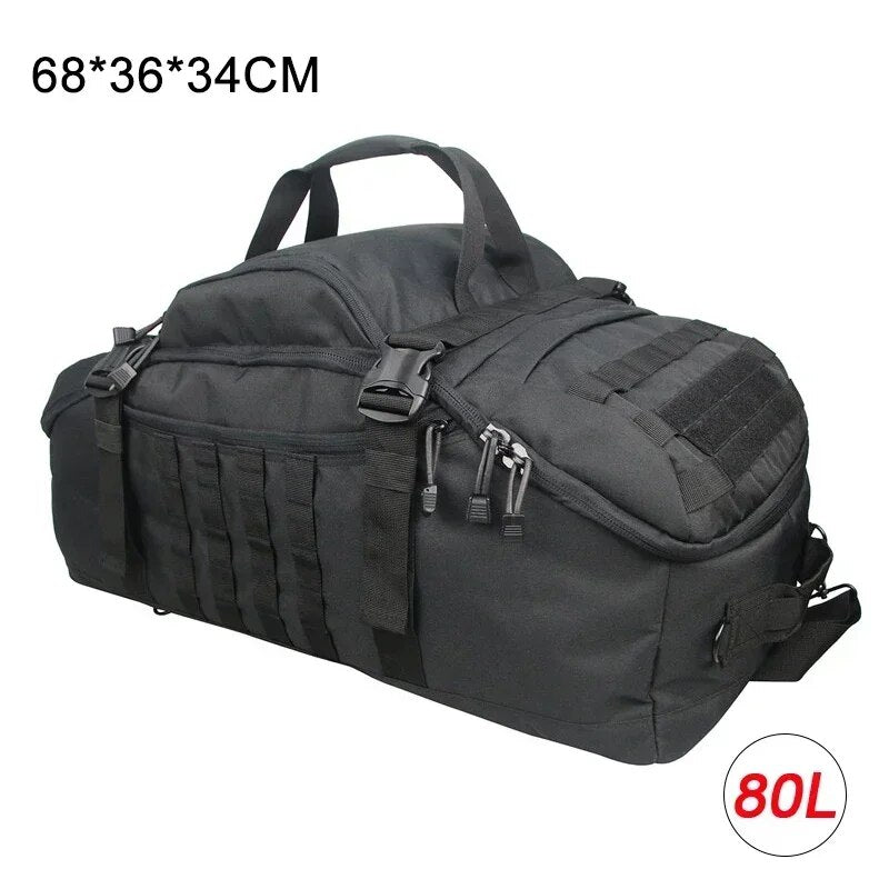 Sport Molle Combination Carry Bag Backpacks BackPacks BushLine 80L Black  