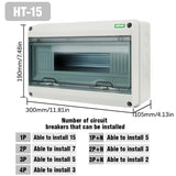 Electrical IP65 Junction Switch Box Waterproof Dustproof electrical supplys BushLine HT-15