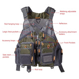 Bassdash Breathable Fishing Vest Jacket Marine & Fishing  BushLine