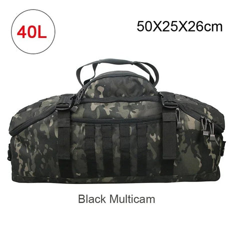 Sport Molle Combination Carry Bag Backpacks BackPacks BushLine 40L Black Camo  