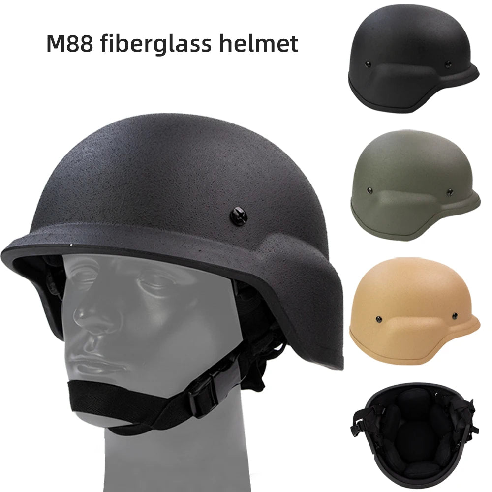 M88 High-Strength ABS Military Helmet + Cloth Cover | BushLine