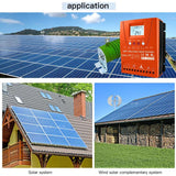 2000W-3000W Hybrid Wind Solar Controller MPPT Bluetooth Android power control unit BushLine Wind1500W Solar1500W Auto 24V 48V 