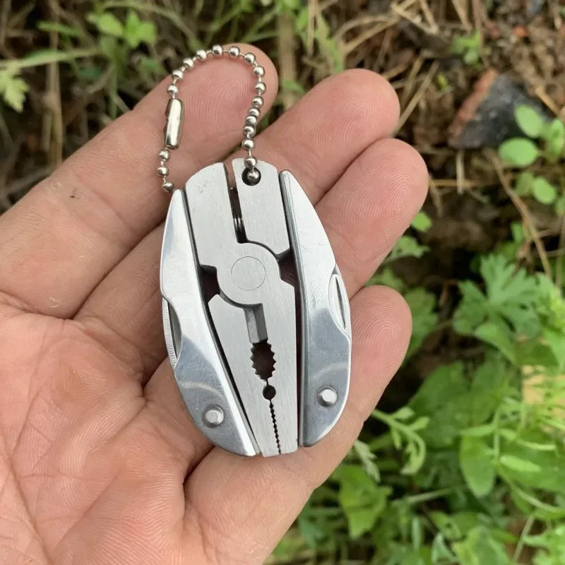 Pocket Multitool Pliers Knife Screwdriver Stainless Steel survival  BushLine