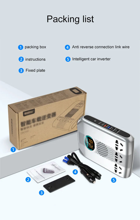 300W Car Power Inverter Adaptor Multifunctional 12/24V