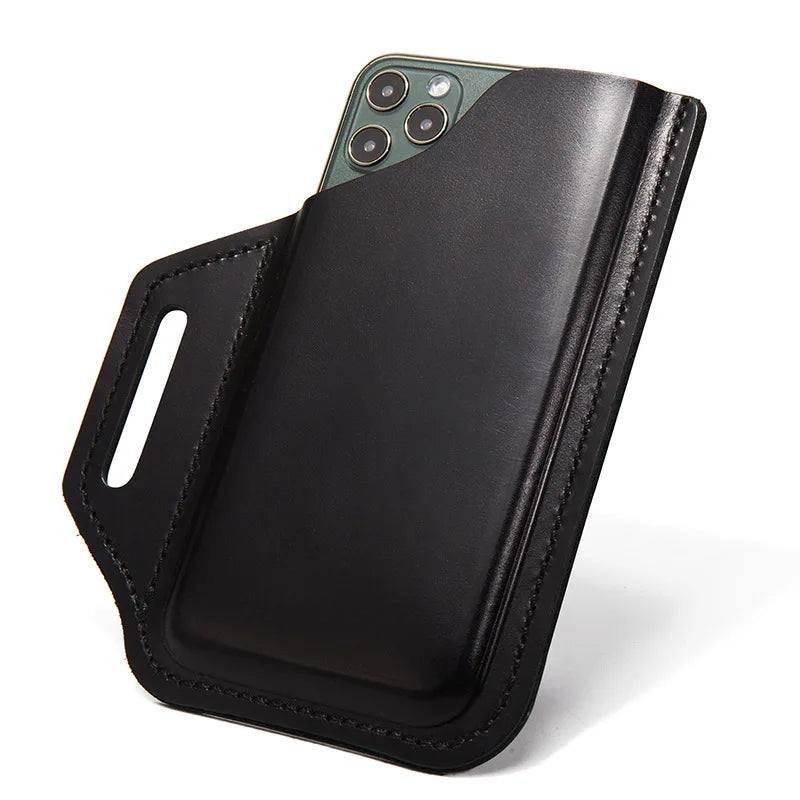 Genuine Leather Belt Phone Holster phone stuff BushLine