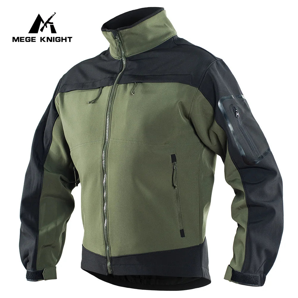 Tactical Fleece Jacket Waterproof Softshell Windbreaker Jackets BushLine   