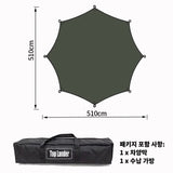 5.1 x 5.1m Tarp Waterproof Awning Shade Tent Shelter Sunshade
