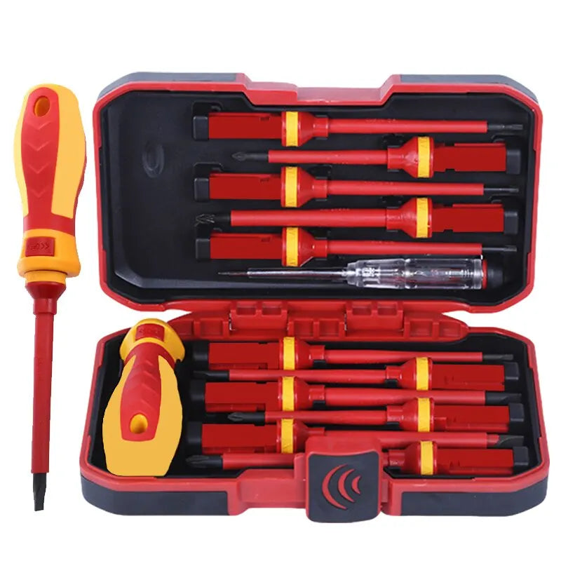 13PCS Insulated Circuit Screwdriver Set tools BushLine   