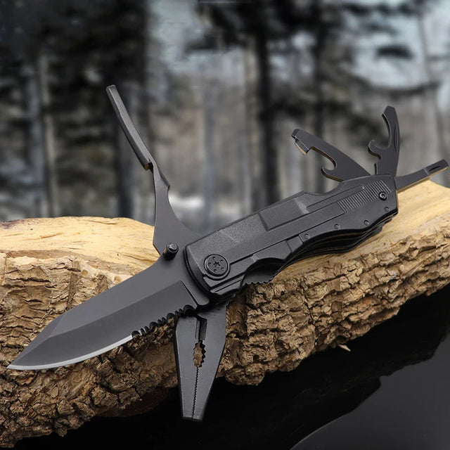 Stainless Steel 18 in 1 Multi Tool Knife Aluminum Handle tools  BushLine