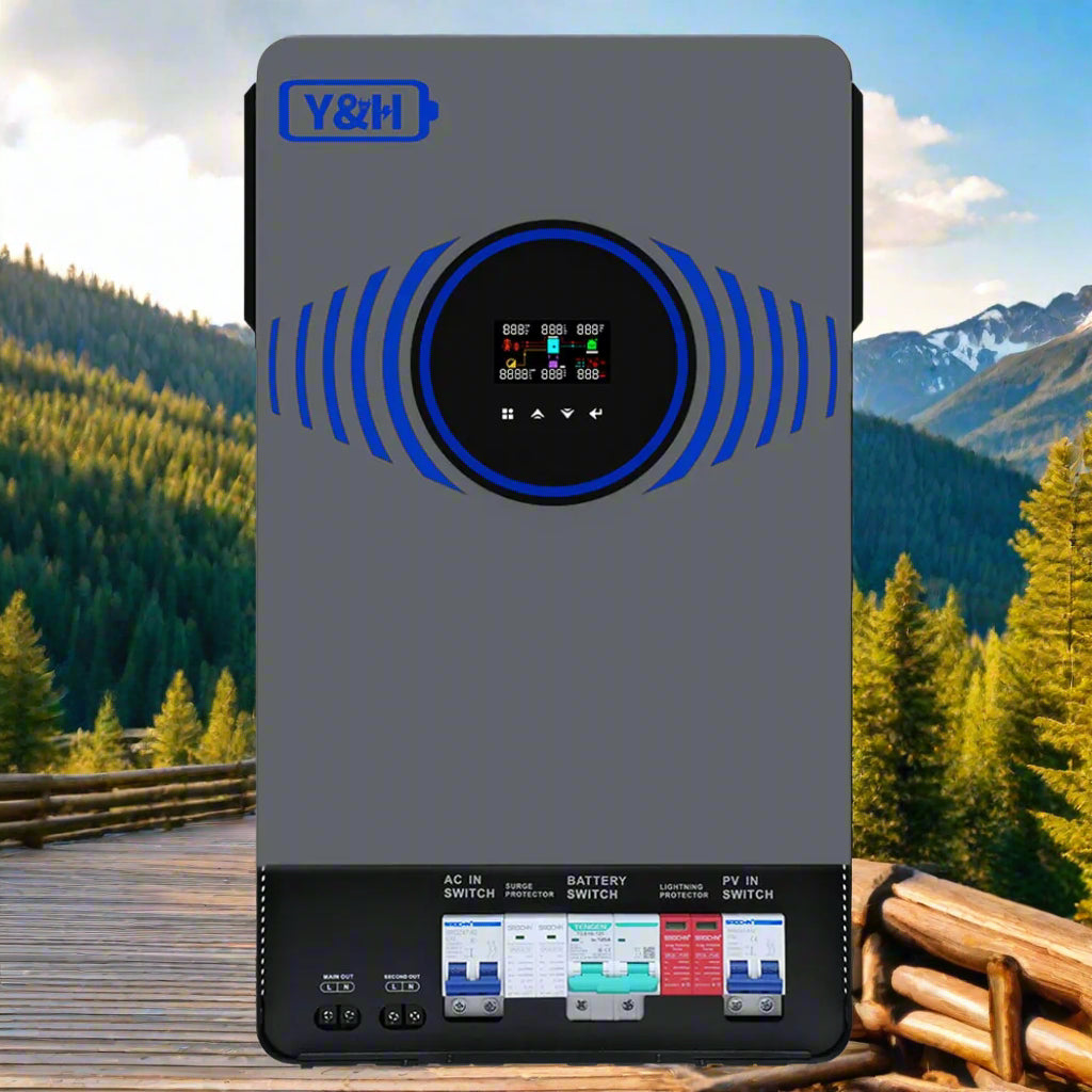 4.2kW 6.2kW Hybrid Solar Inverter 24V 48V  Lightning Protection Wind & Solar Controllers  BushLine