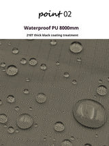 5.1 x 5.1m Tarp Waterproof Awning Shade Tent Shelter Sunshade Camping Equipment  BushLine