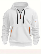 Hoodies Multi-pocket with zips Pullover Sweatshirts Outdoor Shirts & Tops BushLine WHITE S