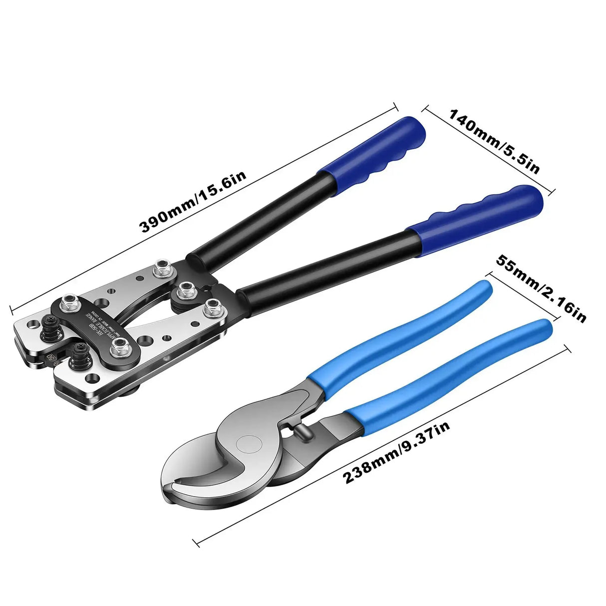 6-50mm Cable Lug Crimping Tool Terminal Crimper electrical supplys  BushLine