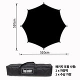 5.1 x 5.1m Tarp Waterproof Awning Shade Tent Shelter Sunshade