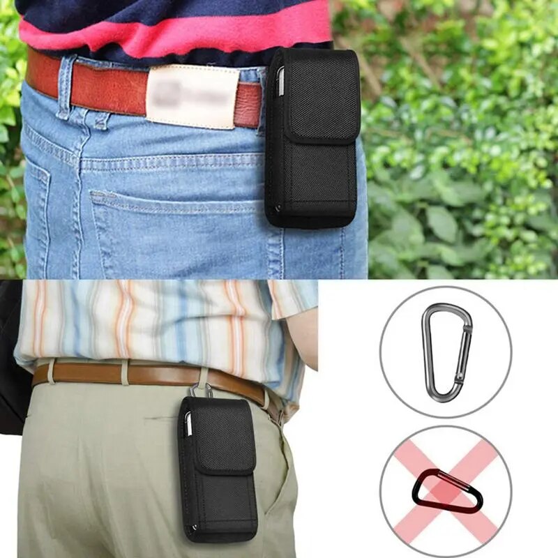 Expandable Phone Holster Belt Loops & Clip phone stuff BushLine 165mm x 90mm  