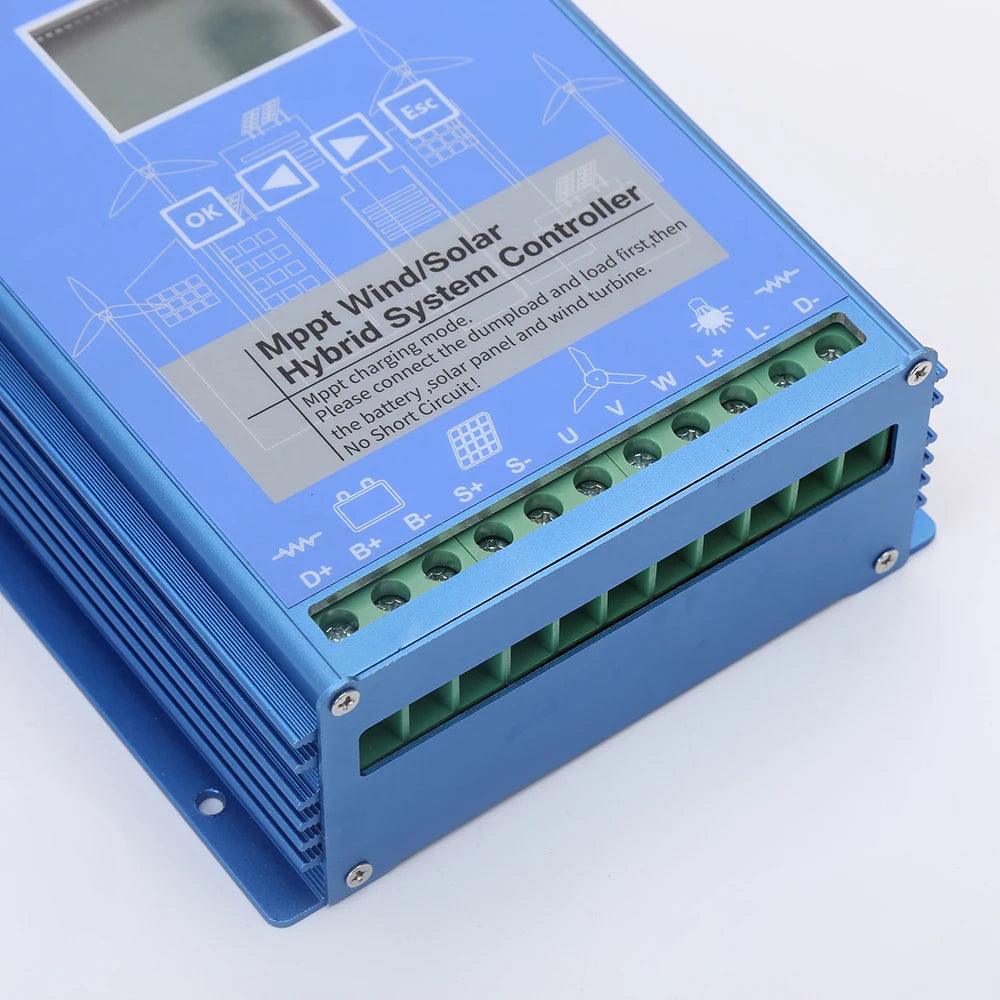 MPPT Hybrid Controller Wind & Solar 1kw 2kw 3kw & Dump Load Resistor Wind & Solar Controllers  BushLine