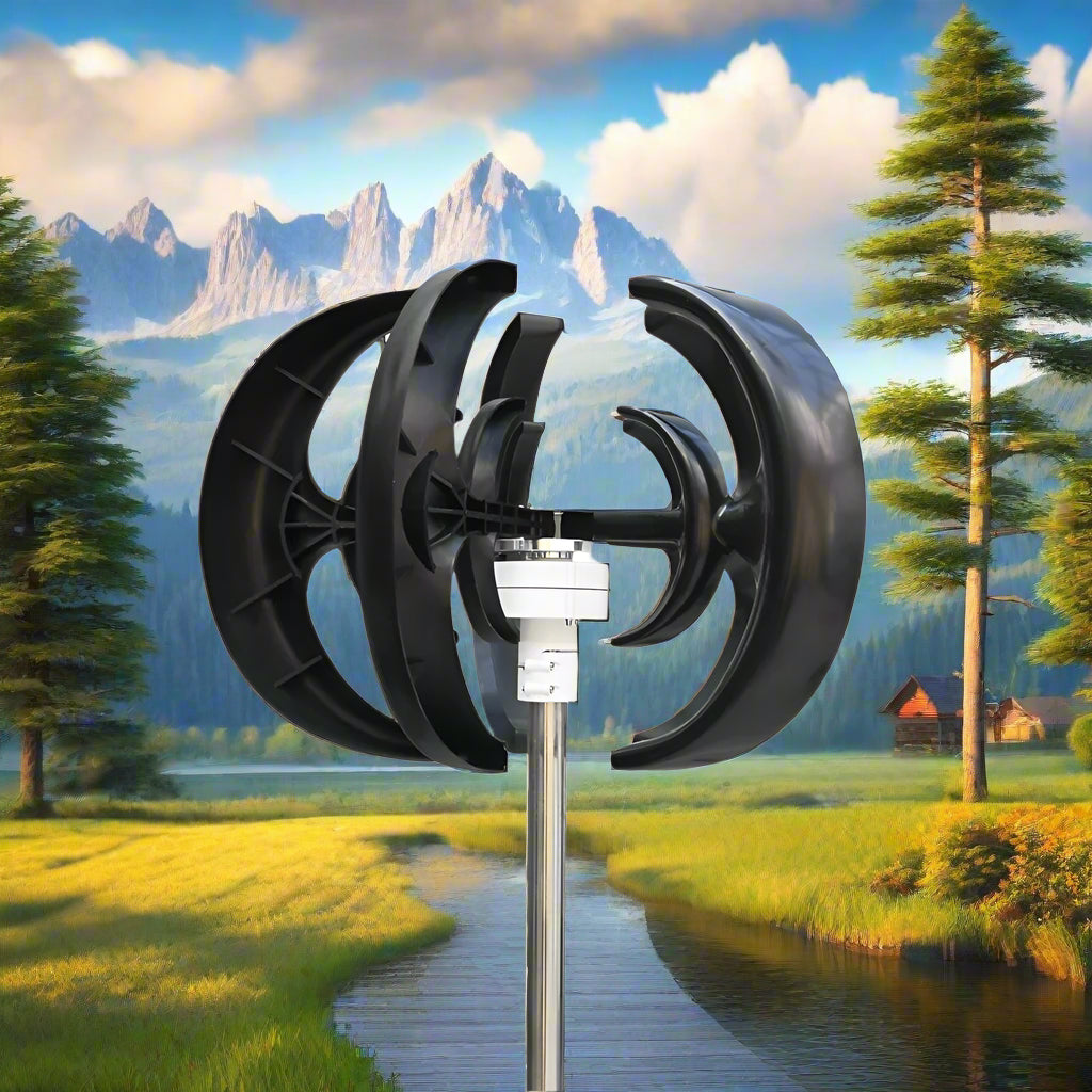 SR-1000W, 2kW, 3kW Wind Turbines 12V 24V 48V Permanent Magnet Wind Power Vertical BushLine black 1000W 12V