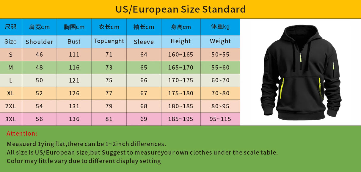 Hoodies Multi-pocket with zips Pullover Sweatshirts Outdoor Shirts & Tops  BushLine