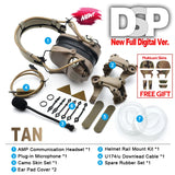 2026 FCS FMA Digital Dual DSP AMP Headset Noise Reduction