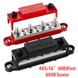 48V DC 400A Power Bus Bar M8 & M10 Set electrical supplys BushLine M8 4 Post 6 screw