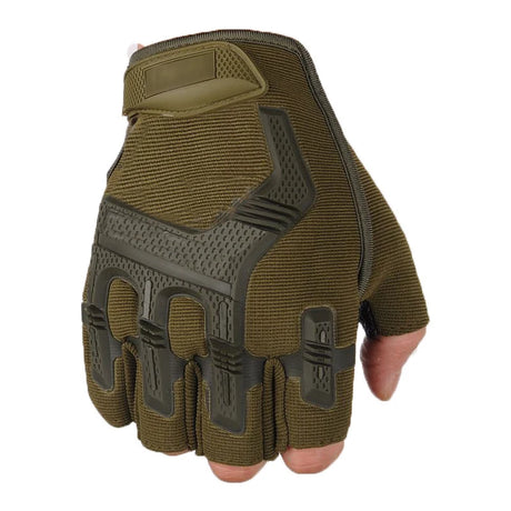 Half Finger Gloves Anti-Slip Safety & Work gloves BushLine color B  