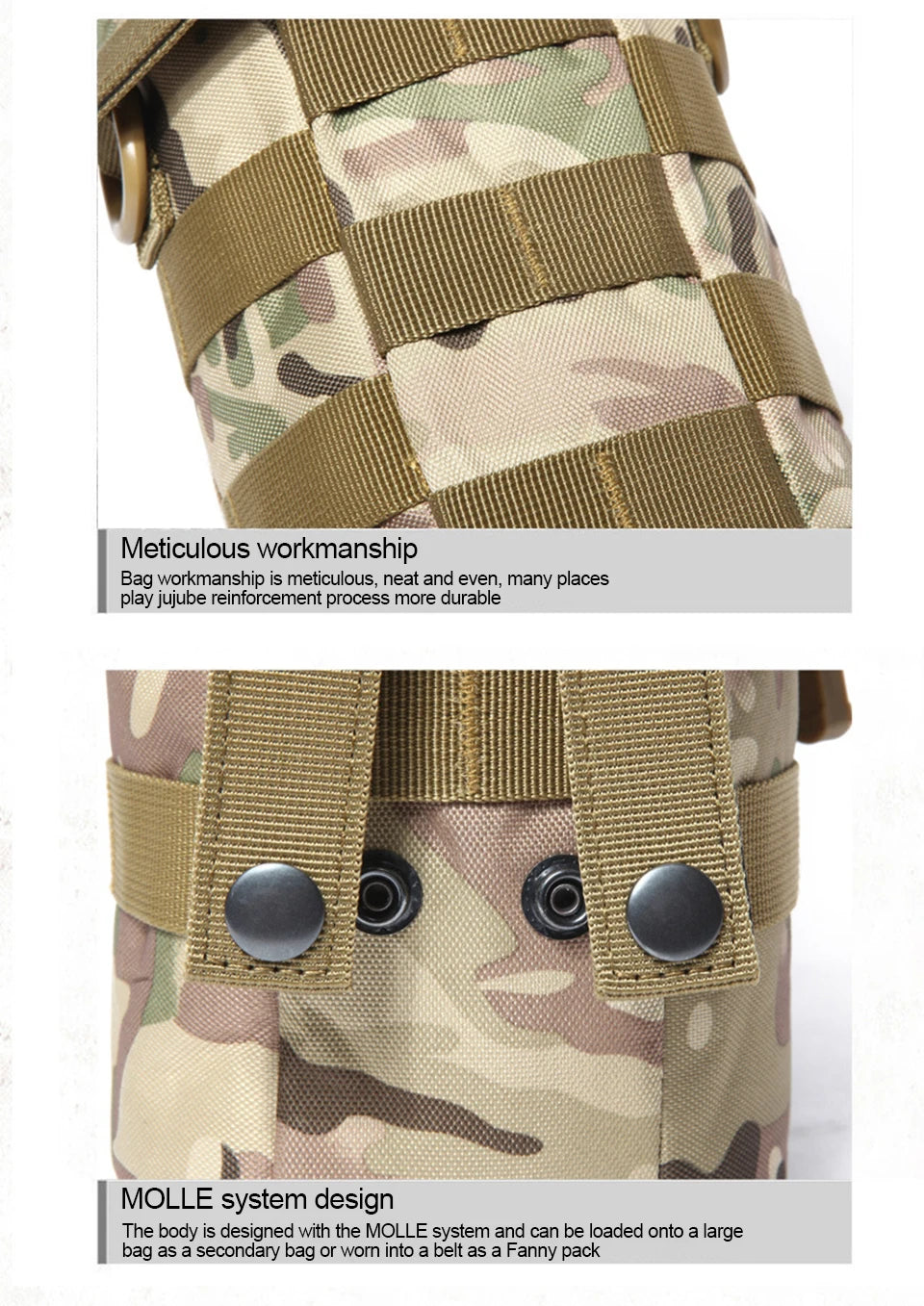 Molle Water Bottle Thermos Bag Holder Molle BushLine