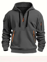 Hoodies Multi-pocket with zips Pullover Sweatshirts Outdoor Shirts & Tops BushLine Dark Grey S