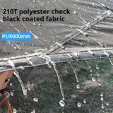 5.1 x 5.1m Tarp Waterproof Awning Shade Tent Shelter Sunshade Camping Equipment  BushLine